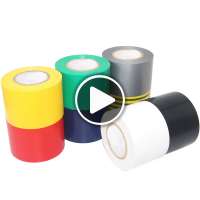 Reputable raw materials waterproof electrical adhesive white insulated PVC masking tape